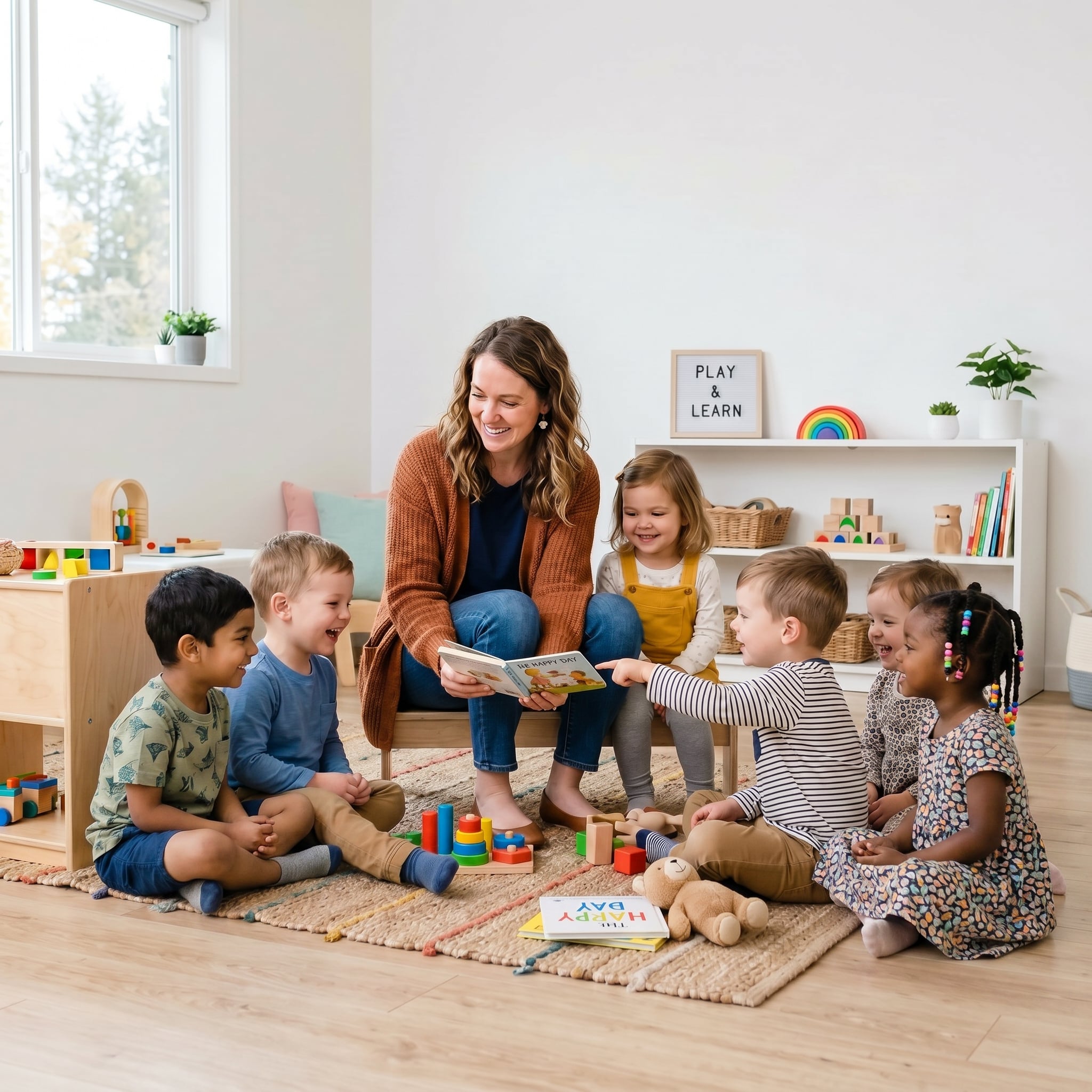 Happy Children Playing